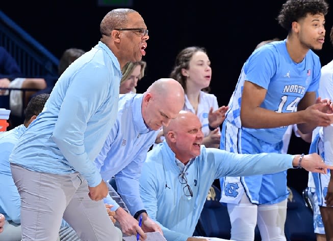 An impassioned series of speeches from UNC coaches at halftime fueled a victory at Notre Dame on Wednesday night.