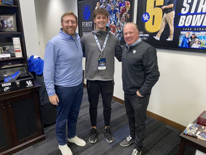Ryan Montgomery with Liam Coen and Mark Stoops