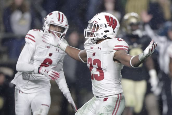 Wisconsin star Jonathan Taylor could be the best running back Michigan faces this year.