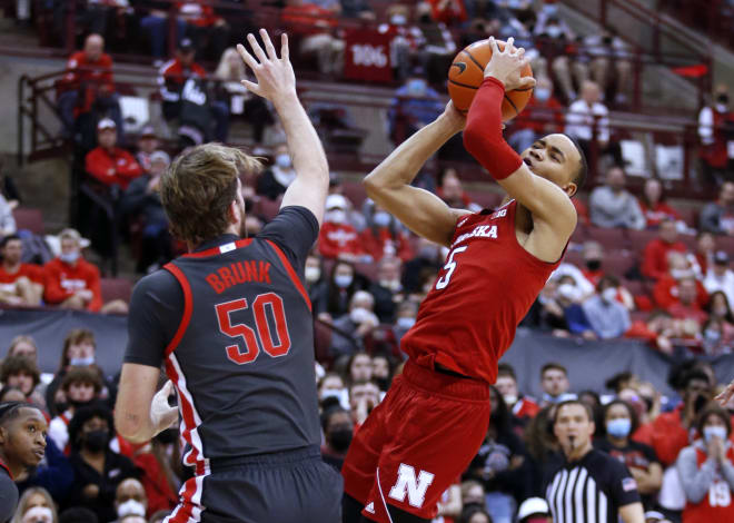 Bryce McGowens scored 26 points to lead Nebraska to its first top-25 upset since 2019 over No. 23 Ohio State on Tuesday night.