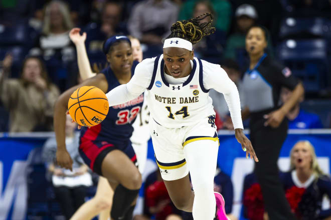 Guard KK Bransford makes transfer portal U-turn, returns to Notre Dame ...