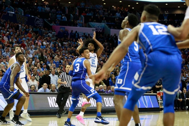 Coby White's last-second 3-point attempt never should have been, as he explained after UNC's loss to Duke.