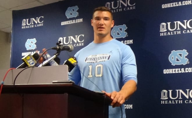 Mitch Trubisky and several other former Tar Heels, plus coach Larry Fedora, discuss Pro Day and their NFL prepping process.
