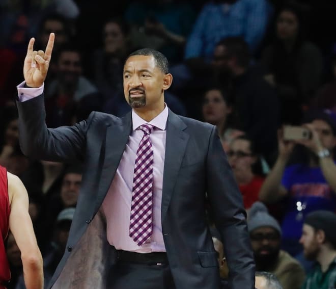 Juwan Howard brings an enthusiastic, hands-on approach to coaching in practice, McCormick says.