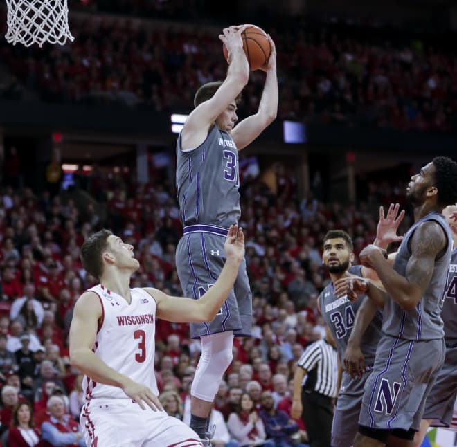 Bryant Mcintosh had 25 points, 7 rebounds and 7 assists to lead Northwestern.