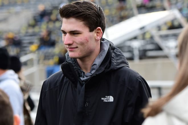 2021 QB prospect came away impressed on his visit to Iowa on Friday.