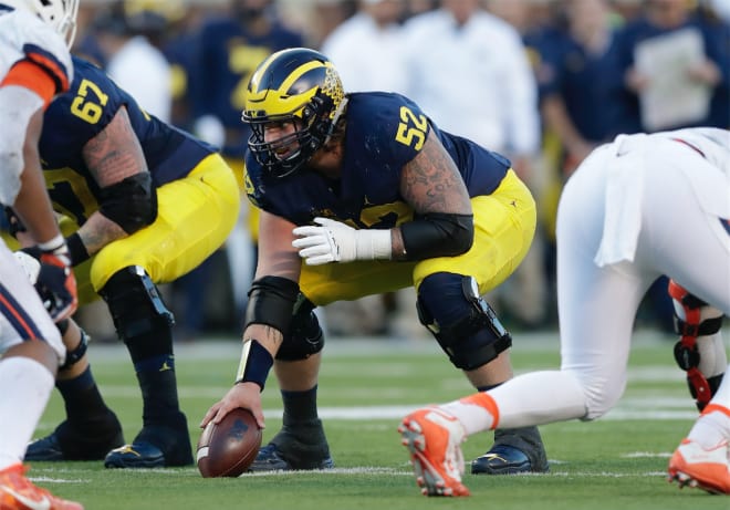 Incredibly, Mason Cole started all 51 games of his Michigan career.