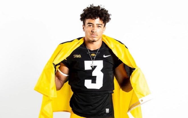 Versatile Florida athlete Jordan Faison made an official visit to Iowa this past weekend.