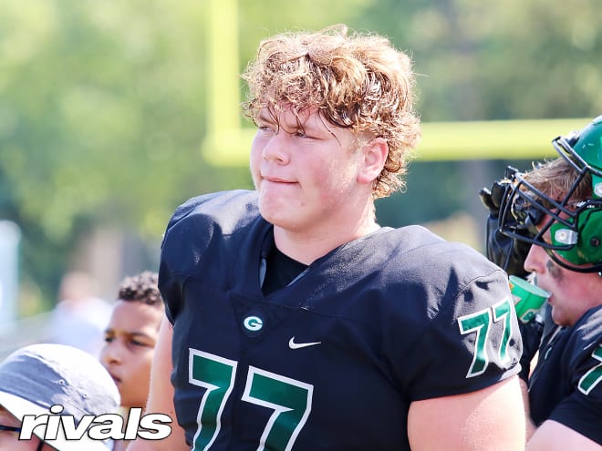 Three-star offensive lineman Chris Terek visited Wisconsin officially this weekend. 