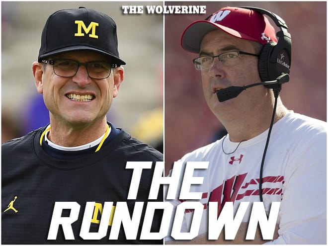Michigan is a 10-point favorite over the Badgers.