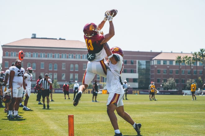 Freshman wide receiver Michael Jackson III has made a strong impression so far this spring.