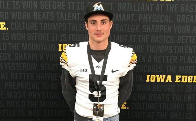 Ankeny Centennial defensive back Riley Moss will be a grayshirt recruit for the Hawkeyes.