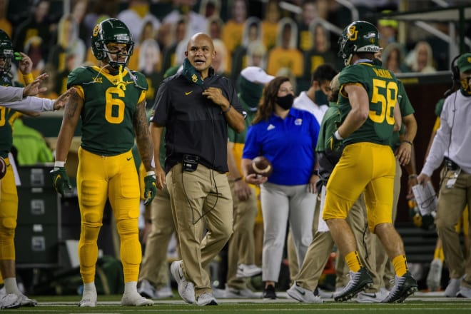 Dave Aranda and Baylor are at Big 12 media Days on Thursday.