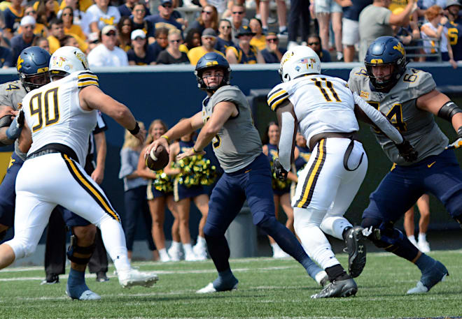 The West Virginia Mountaineers offense is playing with confidence.