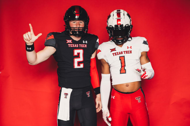 WR Micah Hudson with Texas Tech QB commit Will Hammond