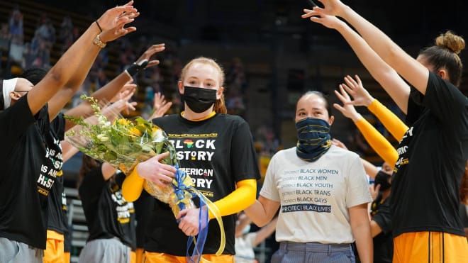 Cal senior Archer Olson getting honored on Senior Day 