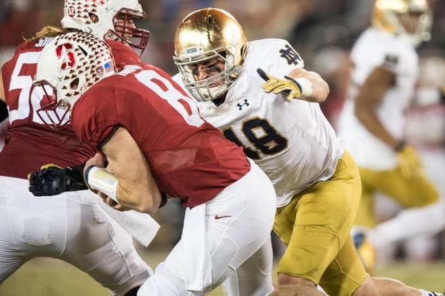 Greer Martini, a senior captain and linebacker, is one numerous players in the Brian Kelly era who hail from North Carolina.