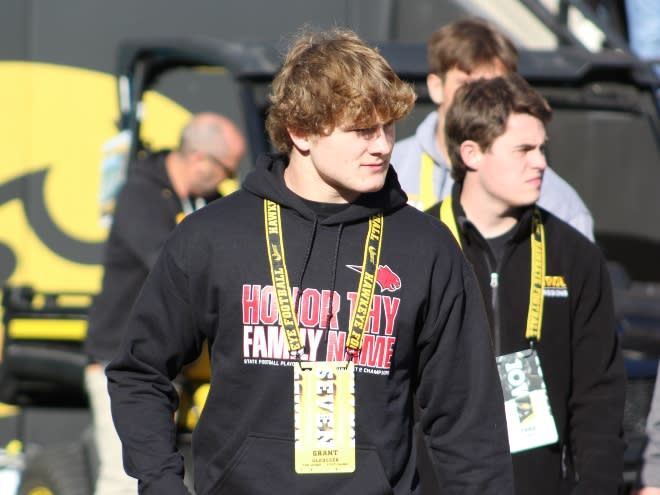 Grant Glausser committed to Iowa as PWO on Wednesday evening.