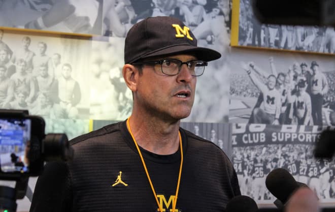 Michigan Wolverines football head coach Jim Harbaugh penned a letter to the football community.