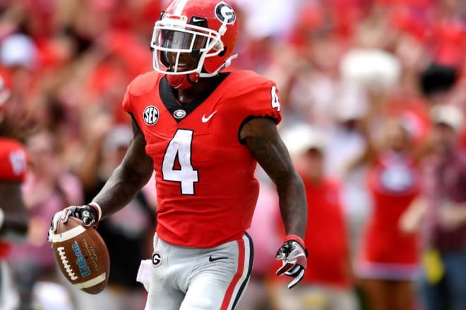 Mecole Hardman Makes It 19 - University of Georgia Athletics