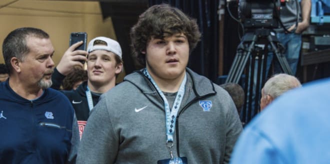 3-Star OL Austin Barber was at UNC's most recent junior day and tells THI he had a great visit.