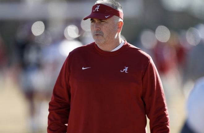 Alabama offensive line coach Kyle Flood. Photo | Alabama Athletics 