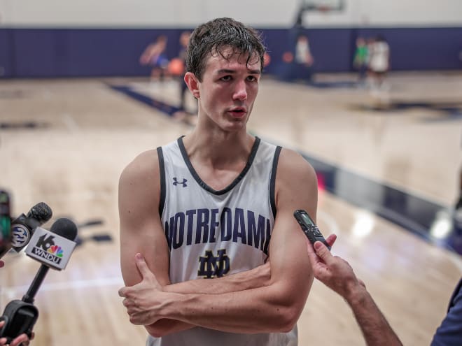 Notre Dame graduate senior guard Cormac Ryan gained some confidence from a strong finish to last season.