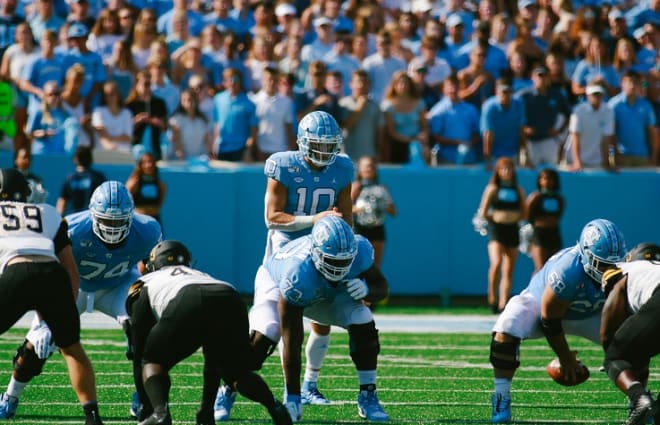 Jace Ruder (pictured) healthy and freshman Jacolby Criswell help make UNC's QB room much fuller than last fall.