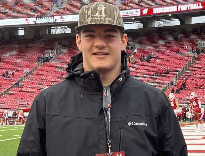 Wisconsin hosted 2025 inside linebacker Brett Clatterbaugh last weekend. 