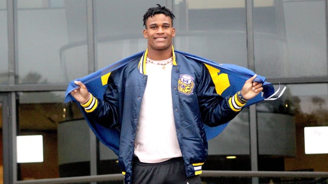Rivals100 linebacker Junior Colson is committed to Michigan Wolverines football recruiting, Jim Harbaugh.