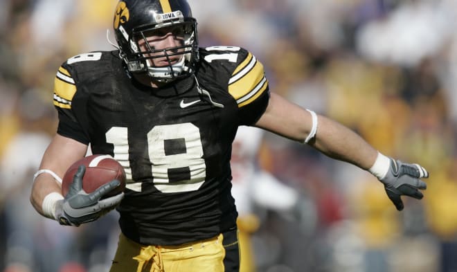A two-star prospect out of South Dakota, Chad Greenway was an All-American at Iowa.
