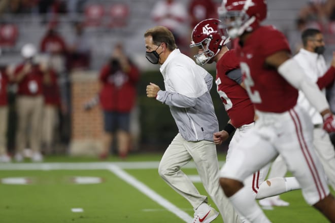 Alabama Crimson Tide head coach Nick Saban. Photo | SEC