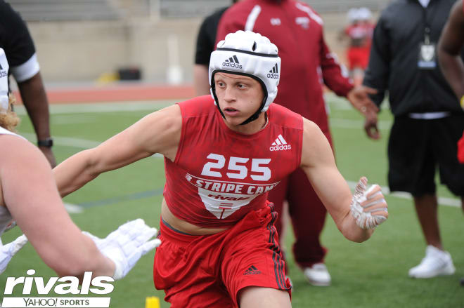 Texas defensive end Landon Jackson received a Notre Dame offer in May. 