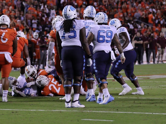 UNC's offense line struggled last Friday in Blacksburg, but it's intent on changing that regardless of the next opponent