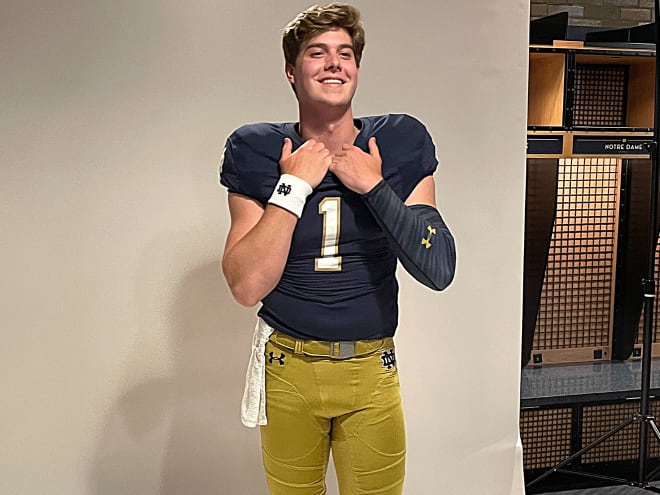 Notre Dame Fighting Irish football recruiting quarterback commit Steve Angeli