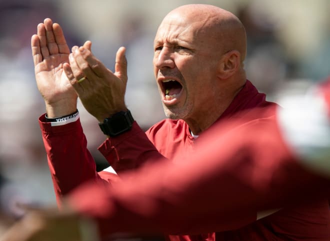 Alabama associate defensive coordinator/safety coach Charles Kelly before the Texas A&M game at Kyle Field in College Station. Photo | Mickey Welsh via Imagn Content Services, LLC