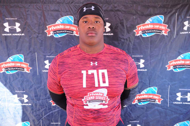 Owens poses at the Rivals camp in Orlando last year