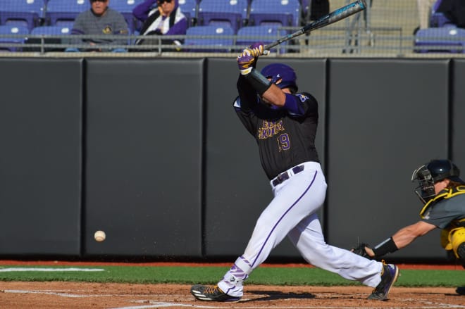 Travis Watkins had a pair of hits in East Carolina's 4-0 shutout of Appalachian State in the KLC.