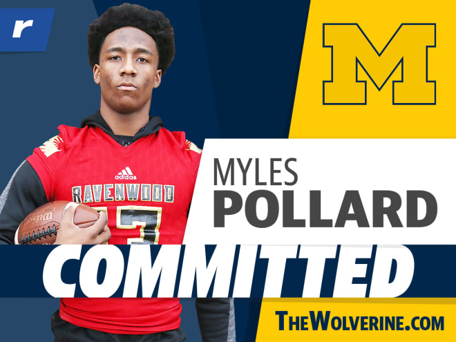 Myles Pollard committed to Michigan on Wednesday