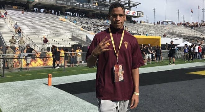 WR LV Bunkley-Shelton ASU’s highest rated prospect in its 2020 class