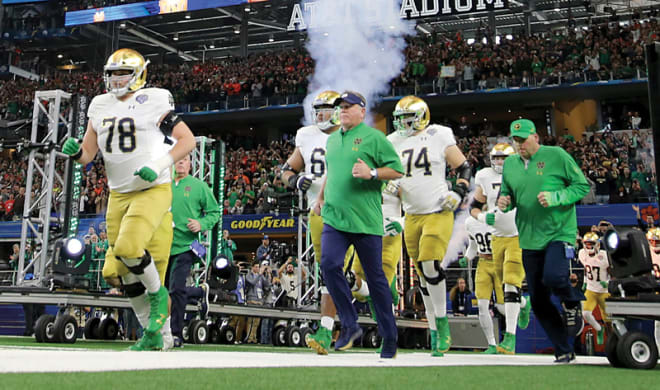 After making the College Football Playoff last year, Notre Dame and Brian Kelly have a tough act to follow.