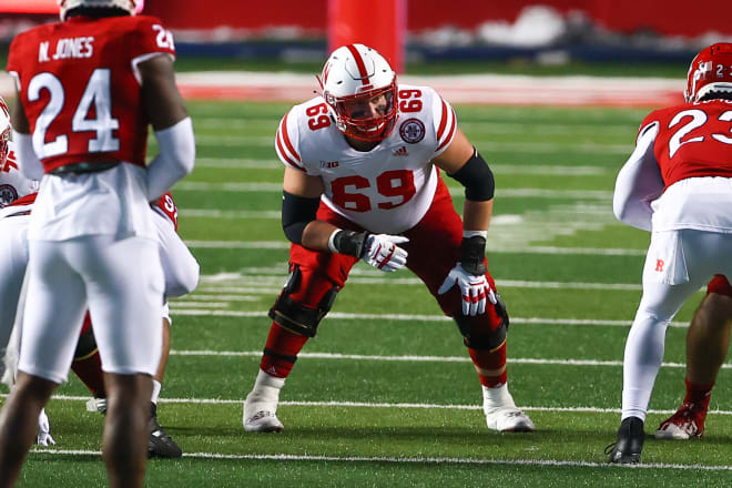 Nebraska offensive tackle Turner Corcoran