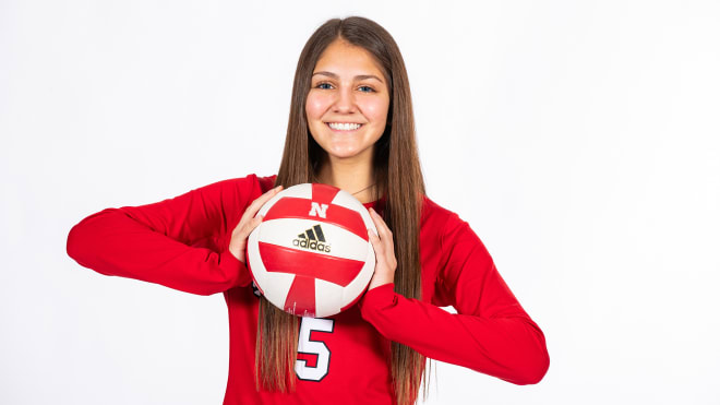 Nebraska volleyball defensive specialist/libero Lexi Rodriguez