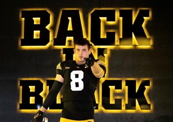 Aidan Hall has offcially committed to Iowa. 