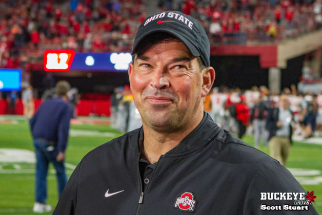 Ryan Day is smiling because he has proven to be an elite recruiter