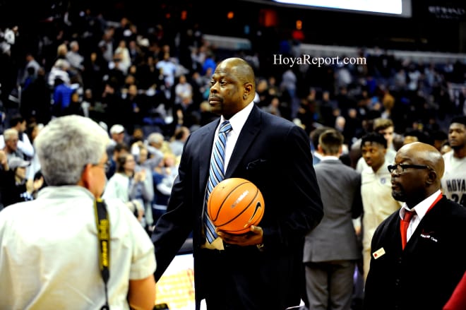 Pat Ewing walked away with yesterday's game ball. 