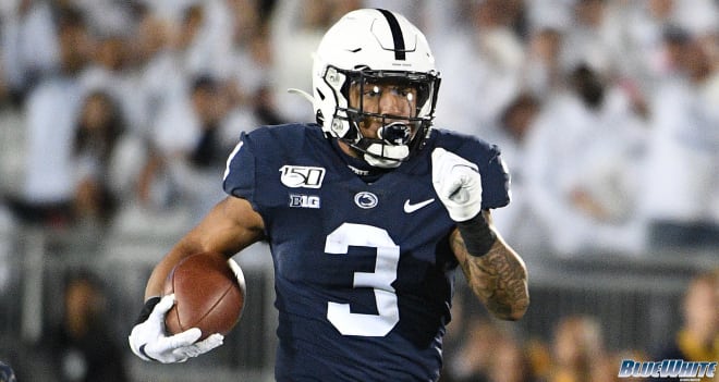 Ricky Slade's 44-yard carry was one of nine explosive plays for the Nittany Lions Saturday night.