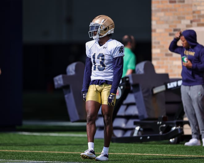 Notre Dame Nickel Thomas Harper Cashing In On His Physicality Insidendsports 