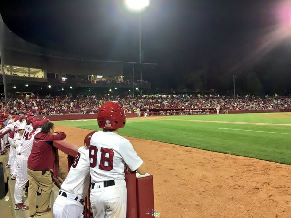 Dugout View on Friday night