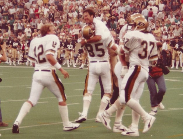 A season-opening win in 1984 over Notre Dame in the dedication game of the Hoosier Dome helped spark Purdue to a memorable season.